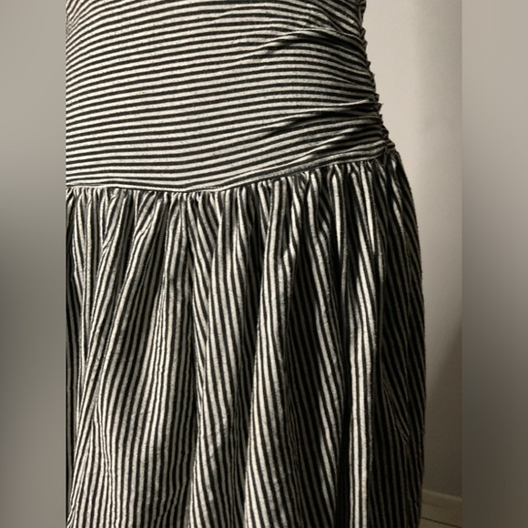 Striped High Waisted Knit Skirt - Picture 2 of 5